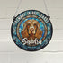 Cocker (Working) Chocolate Memorial Stained Glass Effect Suncatcher